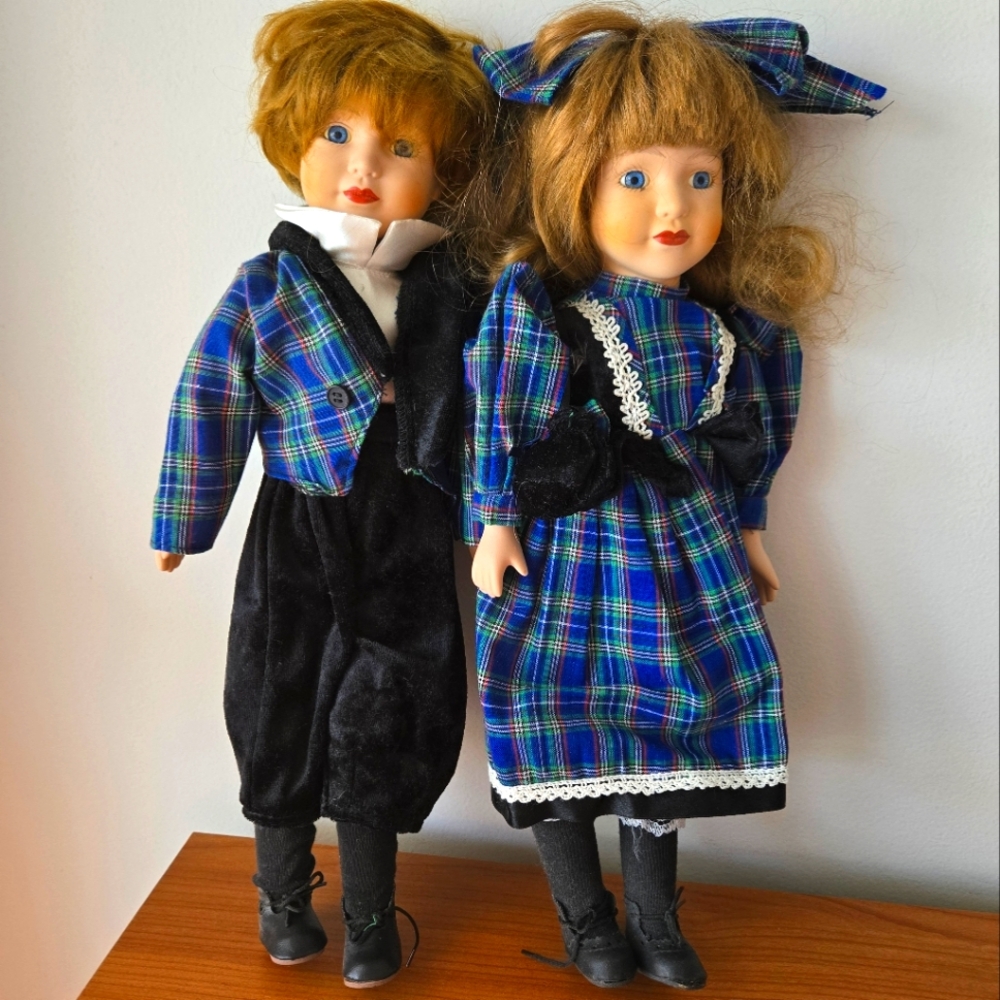 Two Porcelain Dolls